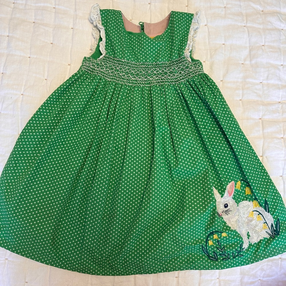 Mini Boden Easter dress, size 6-7